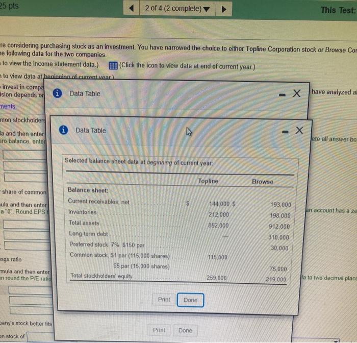 Solved Assume that you are considering purchasing stock as