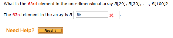 Solved What is the 63 ﻿rd element in the one-dimensional | Chegg.com
