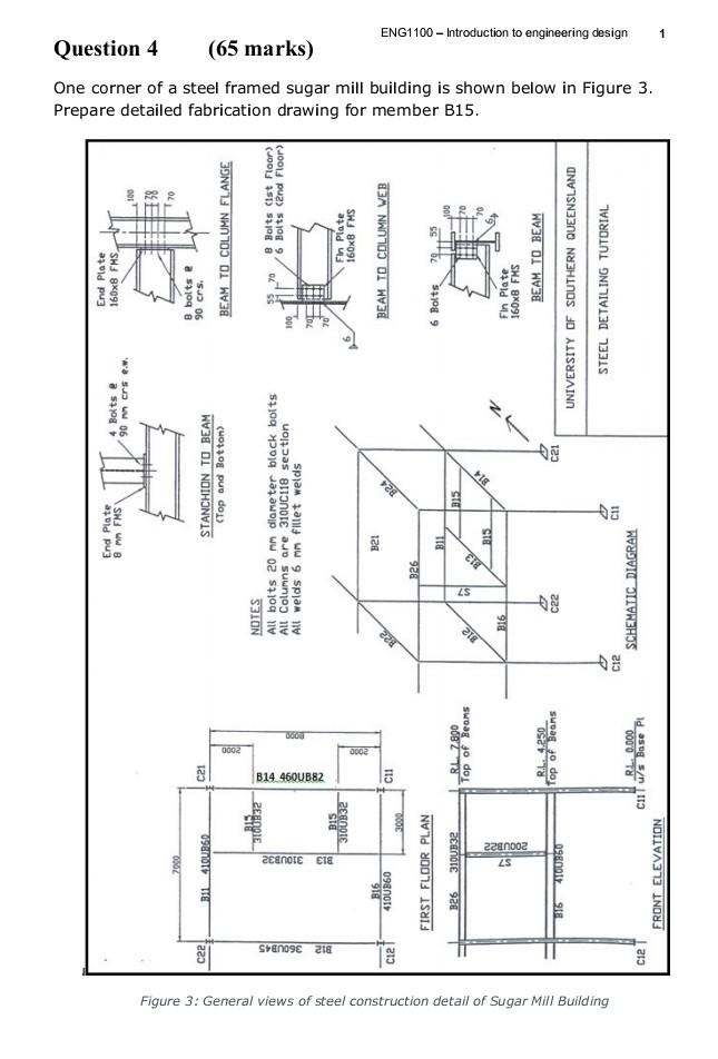 Solved End Plate 8 M FMS End Plate 160x8 FHS Question 4 4 | Chegg.com