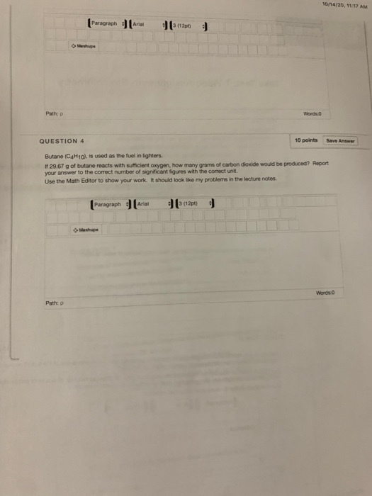 Solved QUESTION 1 1 points Save Answer A gallon of water has | Chegg.com