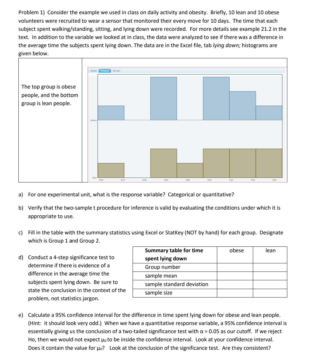 Consider The Example Problem Solved Problem 1) Consider the example we used in class on | Chegg.com