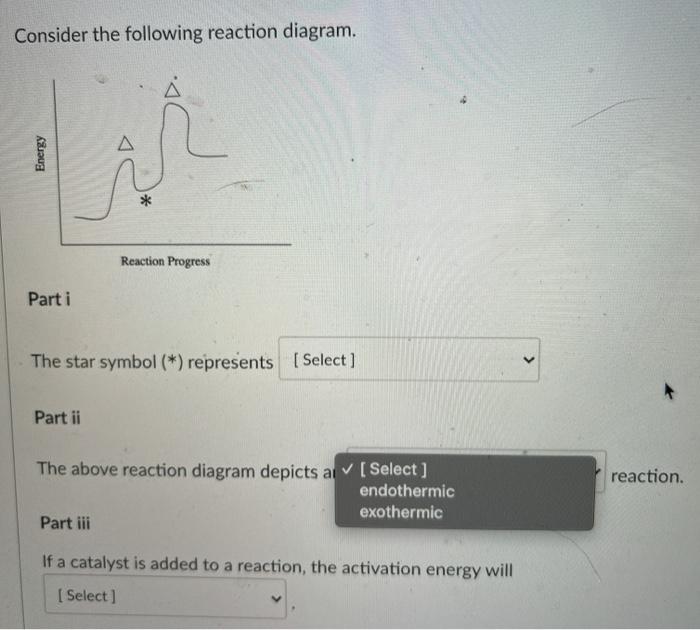 Solved 3 Parts Consider the following reaction diagram. A | Chegg.com