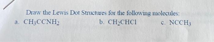 lewis dot structure for ch2chcl