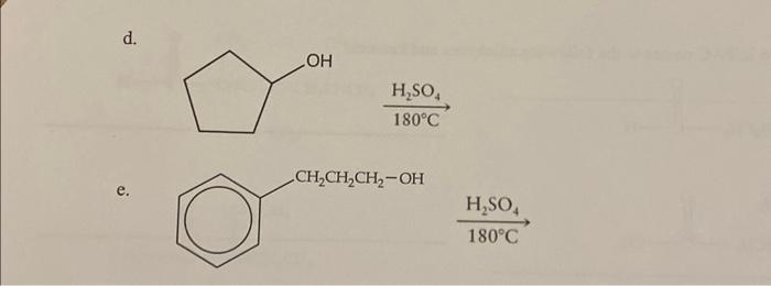 Solved Complete The Following Alcohol Reactions (if No | Chegg.com