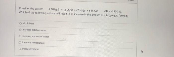 Solved Which of the following actions will result in an | Chegg.com