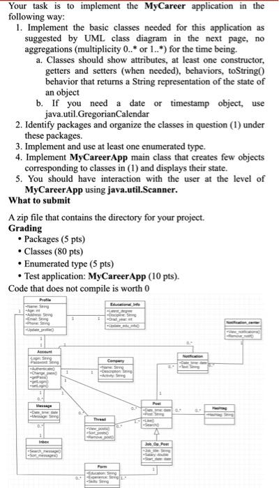 Solved following way: 1. Implement the basic classes needed | Chegg.com