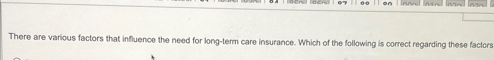 Solved There are various factors that influence the need for | Chegg.com