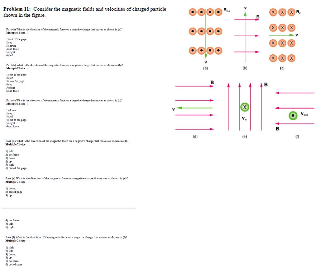 Solved Problem 11: Consider the magnetic fields and | Chegg.com