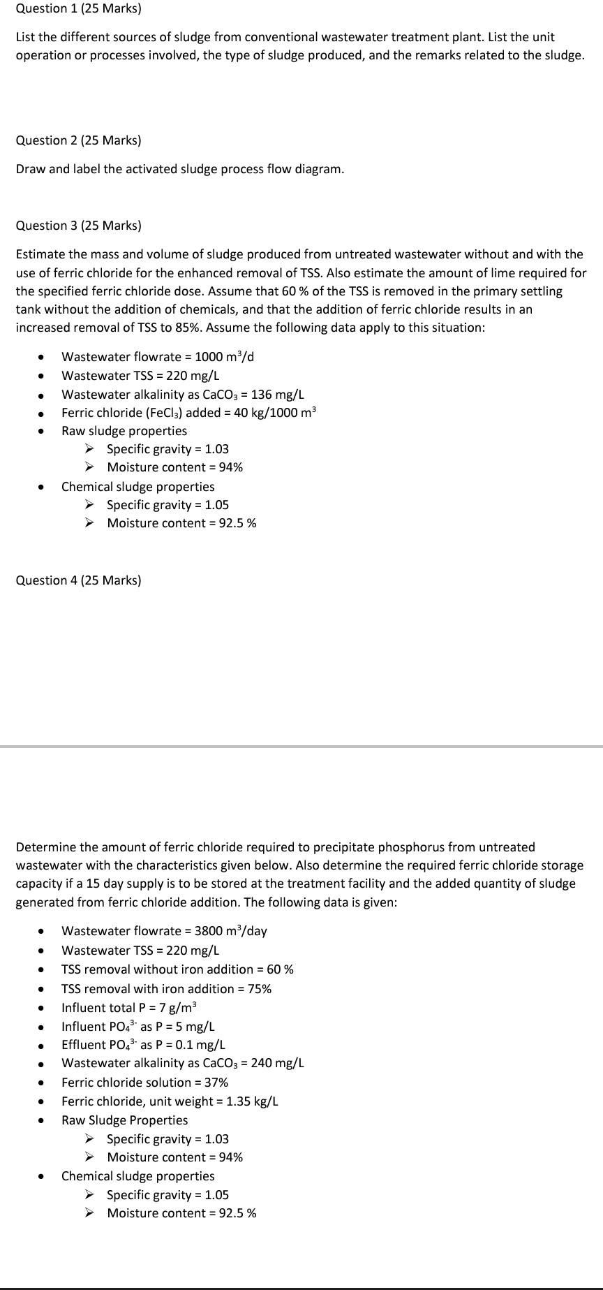 Solved Question 1 (25 Marks) List the different sources of | Chegg.com