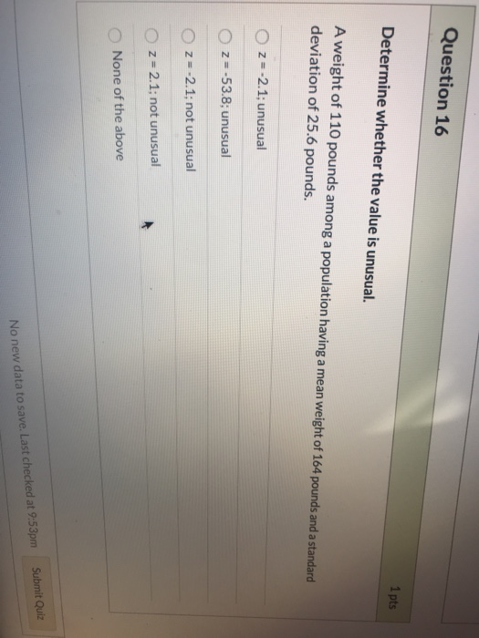 Solved Question 13 1 pts Use the following values: 1, | Chegg.com
