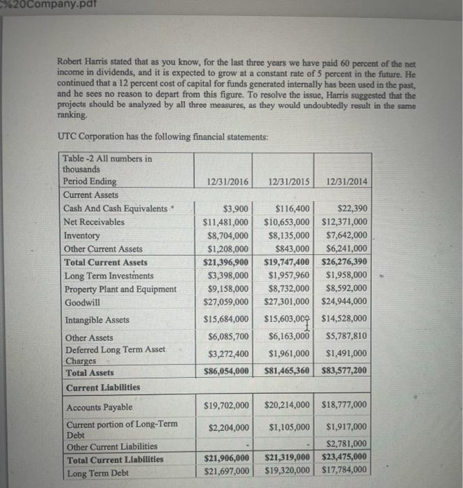 United Technologies Corporation 1 United Technologies | Chegg.com