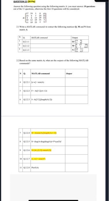 Solved Answer the following questien waing the following | Chegg.com