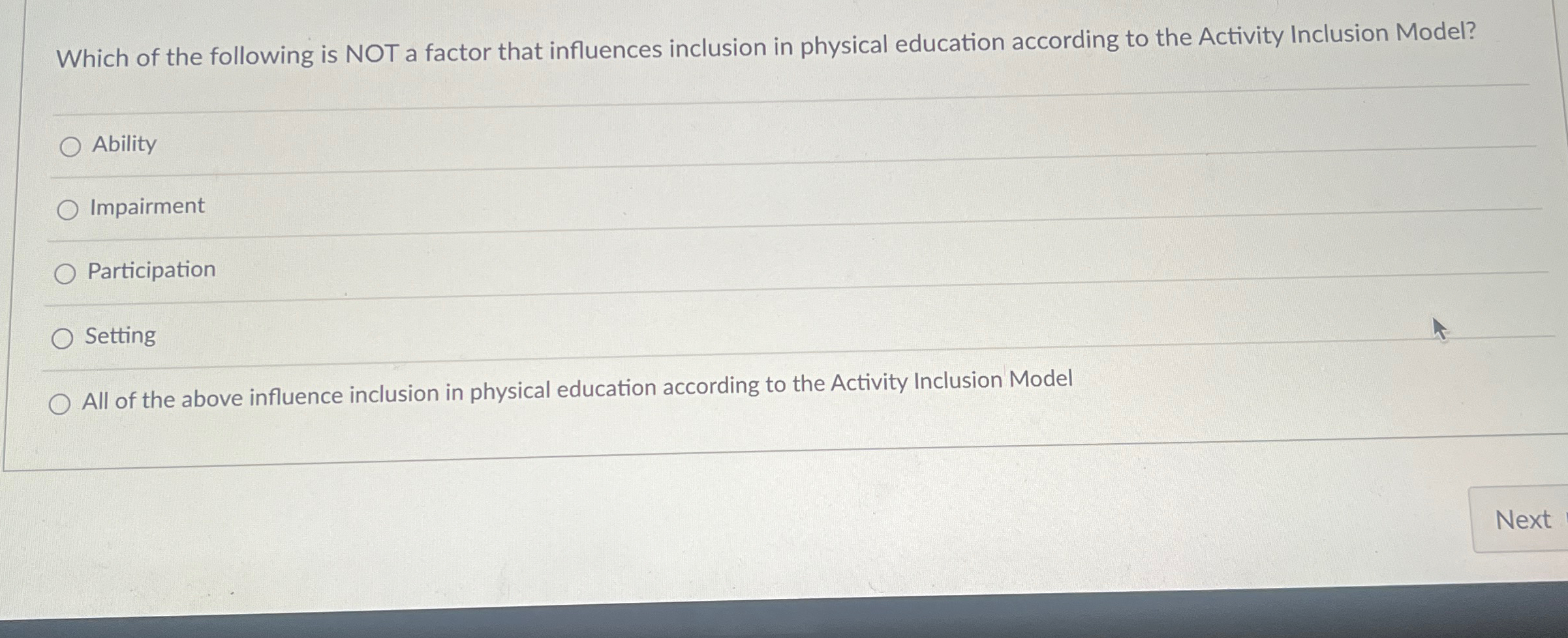 Solved Which of the following is NOT a factor that | Chegg.com