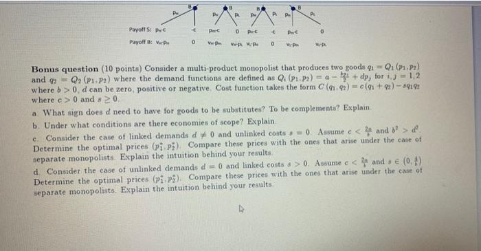 Solved Bonus question (10 points) Consider the same set up | Chegg.com