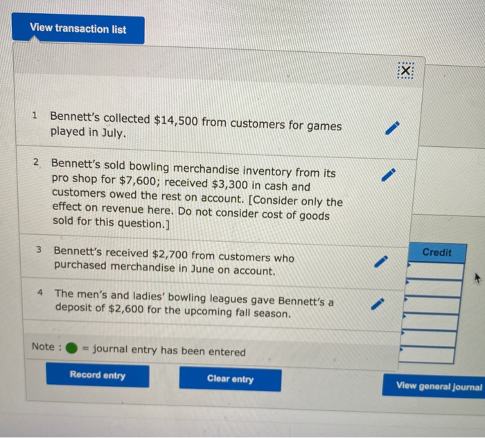 Solved complete general journal for transactions a,b,c | Chegg.com