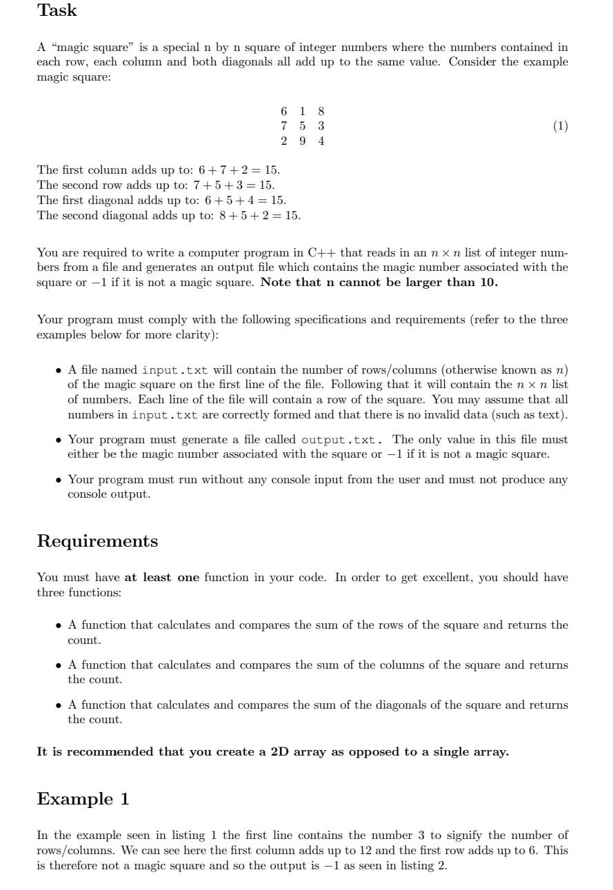 Solved Task A 