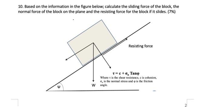 Solved 10. Based on the information in the figure below; | Chegg.com