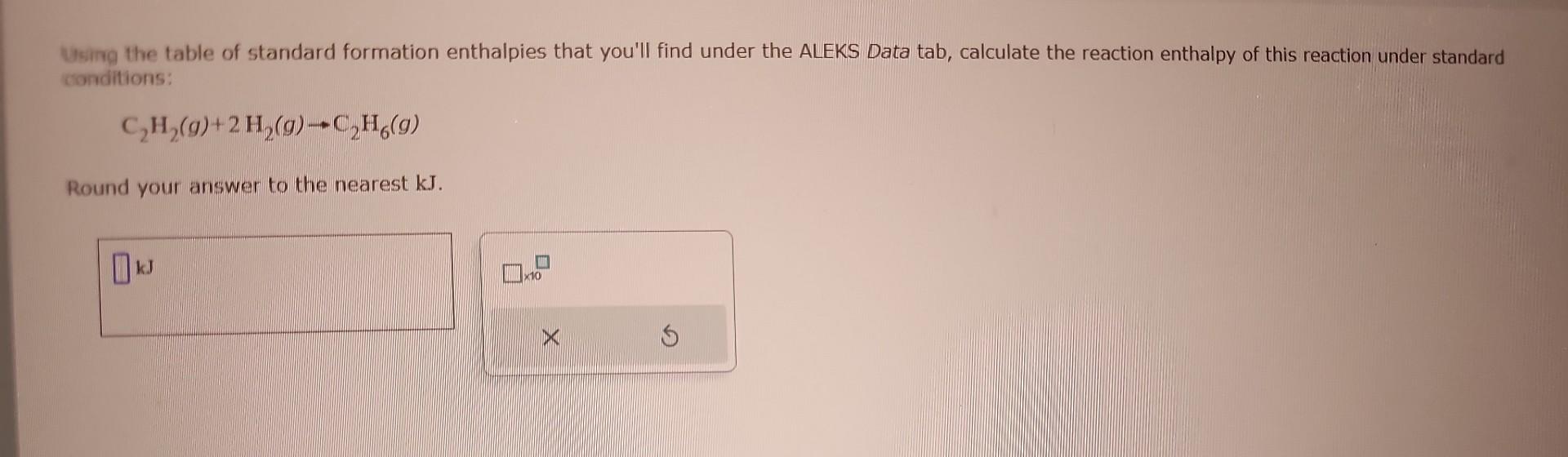 Solved Using the table of standard formation enthalpies that | Chegg.com