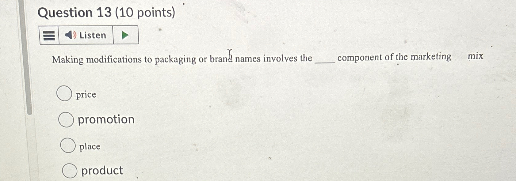 Solved Question 13 (10 ﻿points)Making Modifications To | Chegg.com