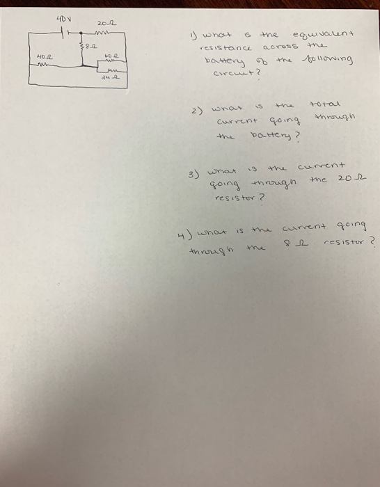 Solved Question regarding resistor practice problems are