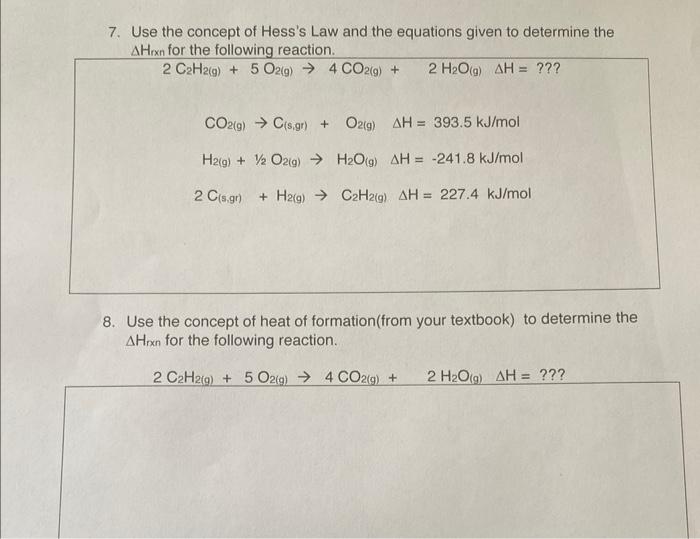 Solved 6. Use Bond Dissociation Energies To Determine ΔH1xn | Chegg.com