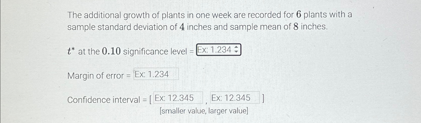 Solved The additional growth of plants in one week are | Chegg.com