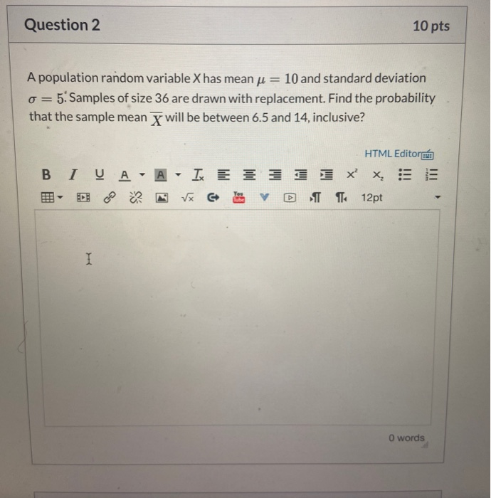 Solved Question 2 10 pts A population random variable X has | Chegg.com