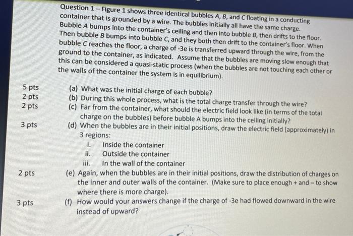 Solved Question 1 - Figure 1 Shows Three Identical Bubbles | Chegg.com