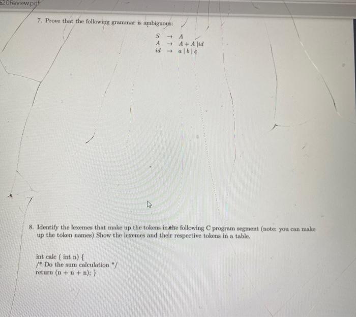 Solved 4. Consider the grammar for boolean expressions given | Chegg.com