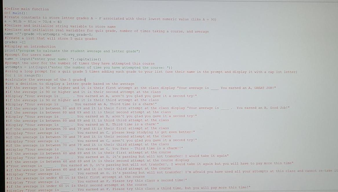 Solved Problem You have been hired by a teacher to create a | Chegg.com