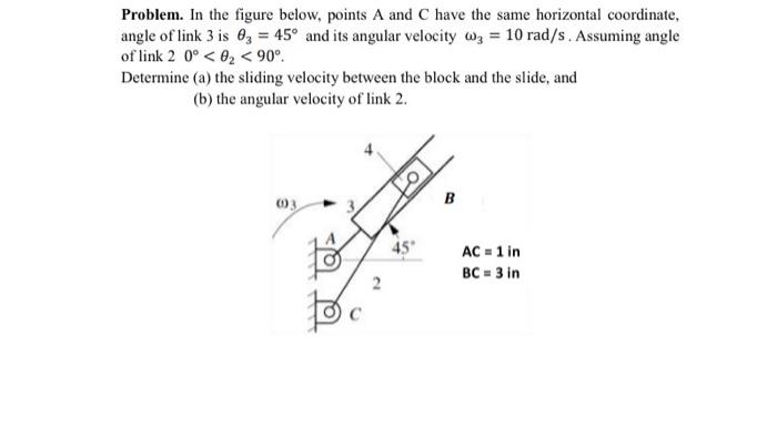 Solved Problem. In the figure below, points A and C have the | Chegg.com