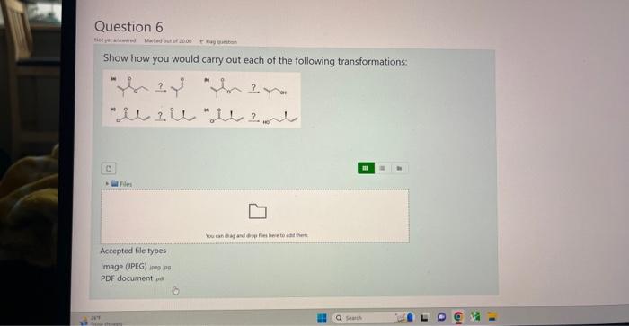 Solved Show how you would carry out each of the following | Chegg.com