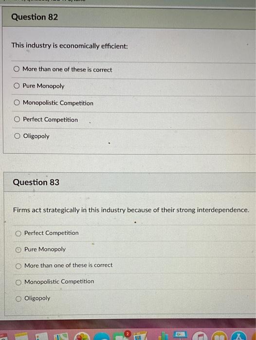 solved-question-82-this-industry-is-economically-efficient-chegg