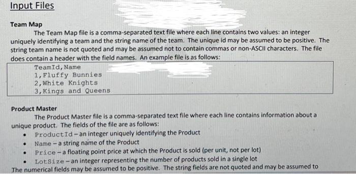 Solved Overview Create a Python application that will read | Chegg.com