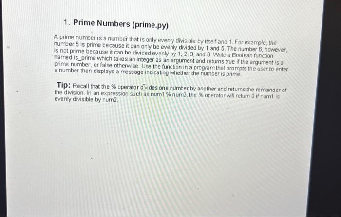 Solved 2. Prime Number List (prime_list.py) Write another | Chegg.com