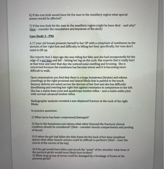 Solved Case Study 1 - CNS A 32 year old male was brought to | Chegg.com