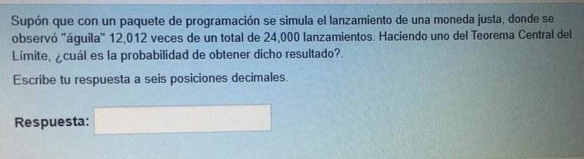 Solved Supón que con un paquete de programación se simula el 