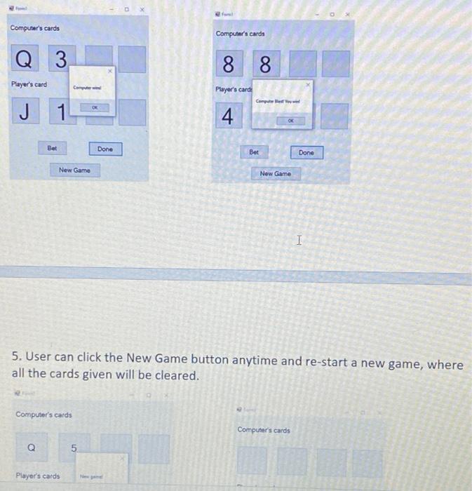 Solved 1. Write a Windows Forms application to implement a | Chegg.com