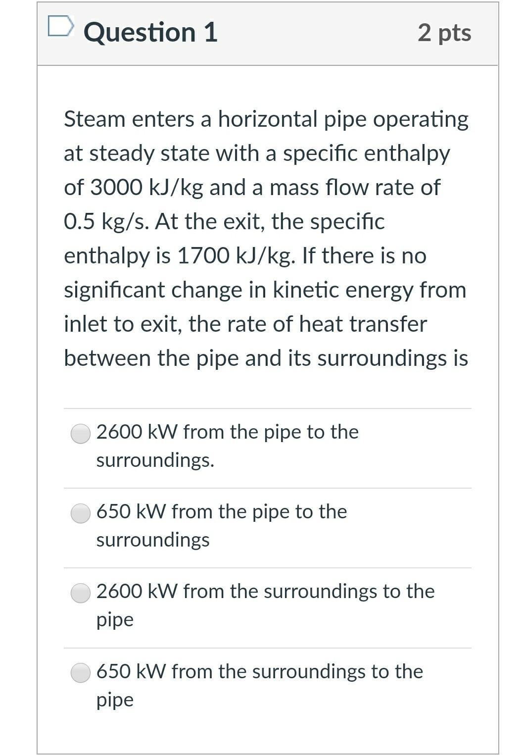 Solved D Question 5 2 pts Liquid flows at steady state at a