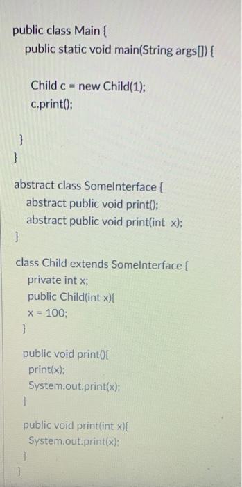 Solved public class Main \{ public static void main(String | Chegg.com
