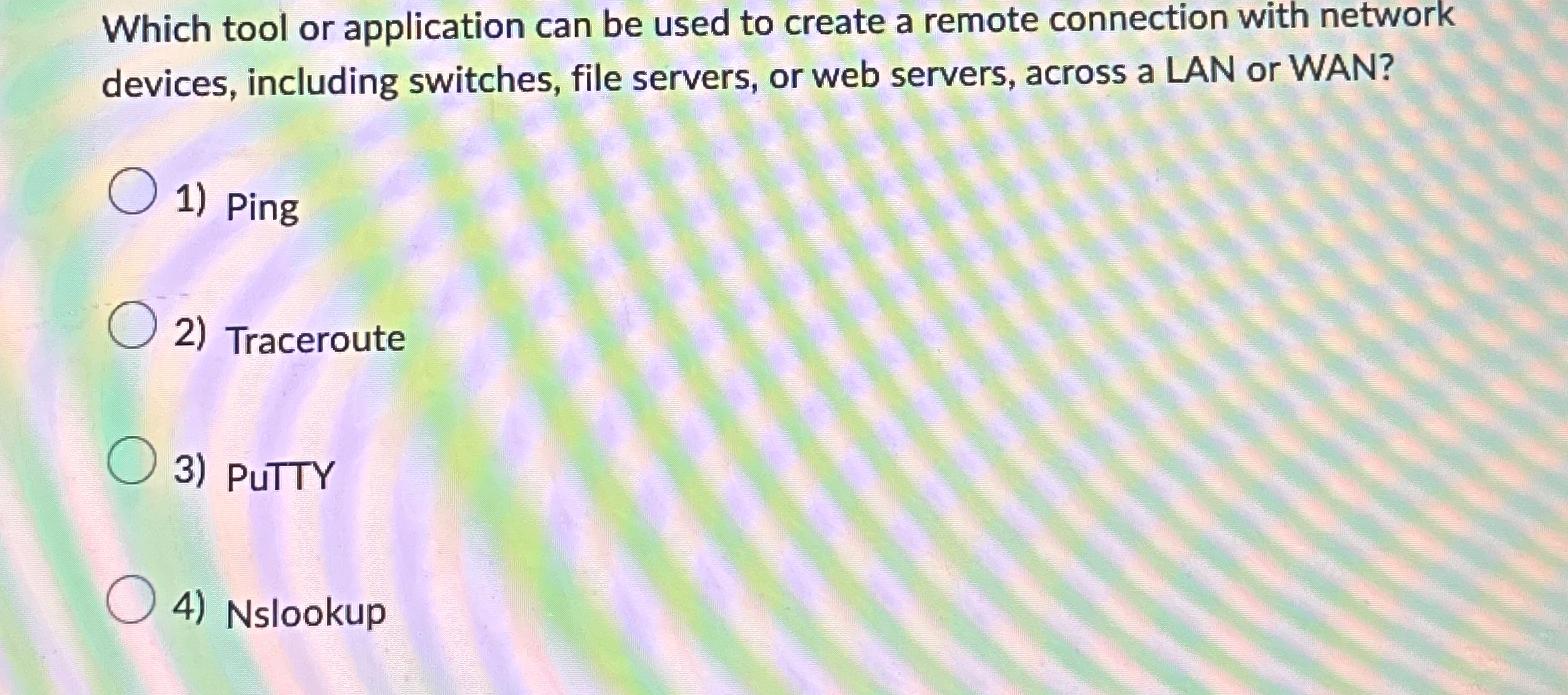 Solved Which tool or application can be used to create a | Chegg.com