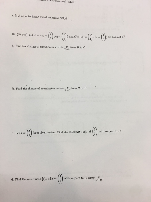 definition of one to one linear transformation