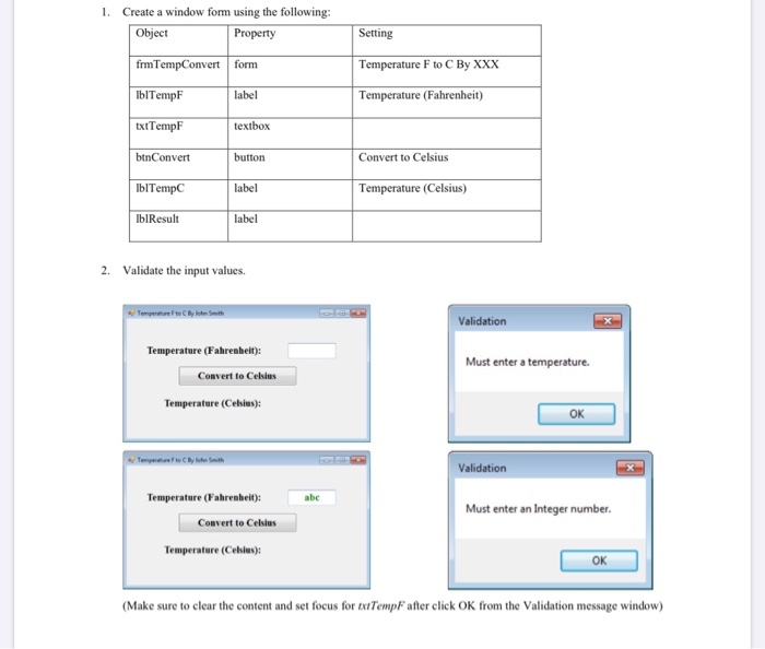 Solved Computer Programming - visual studio can someone code | Chegg.com