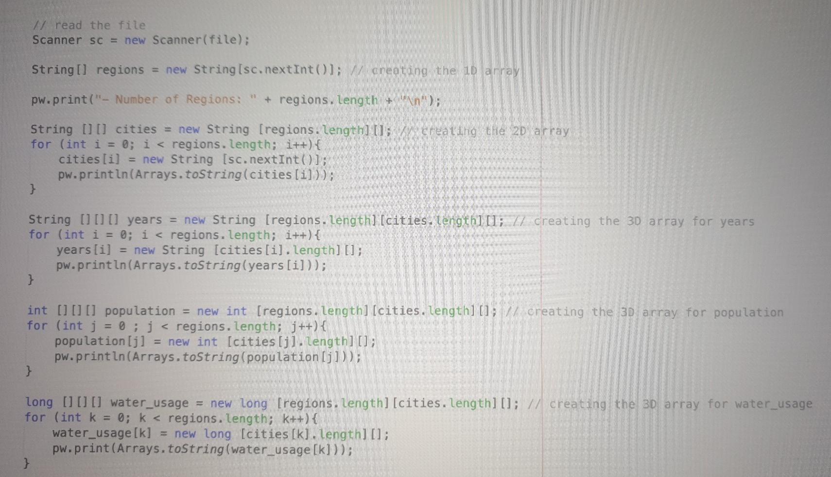 Solved I need your help can u tell me if my array is good or | Chegg.com