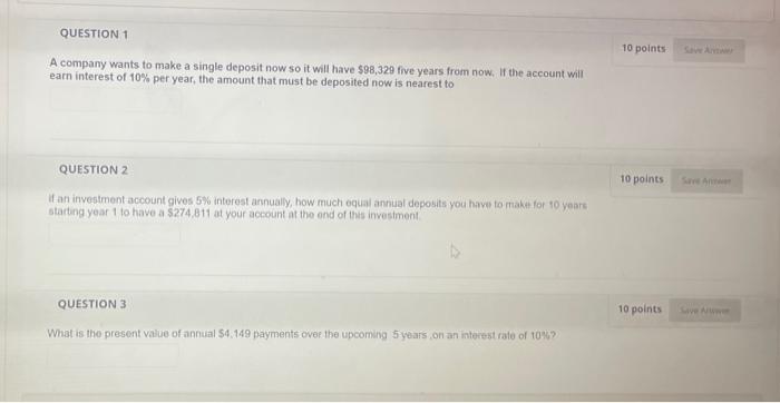 Solved QUESTION 1 10 points A company wants to make a single | Chegg.com