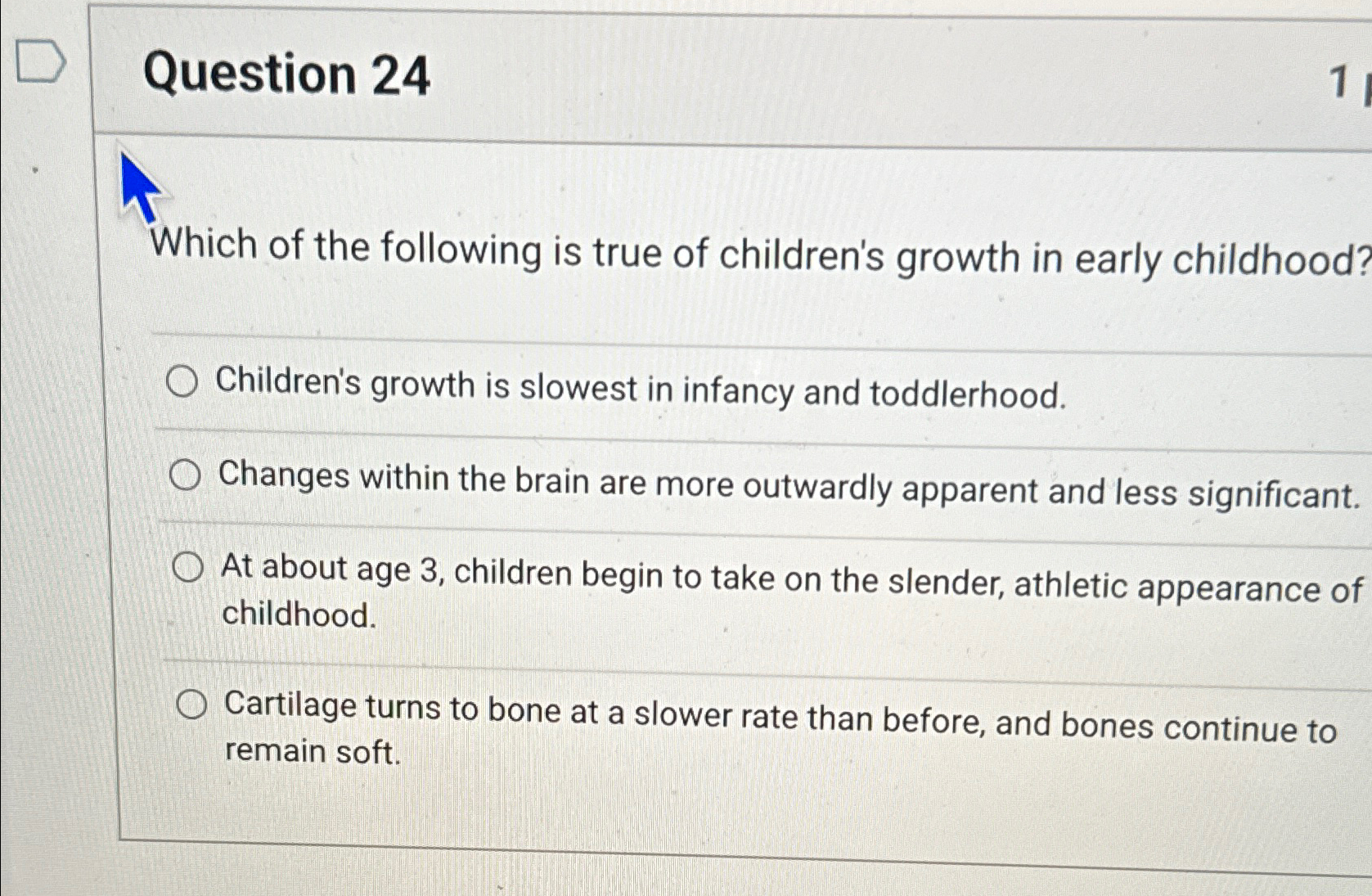 Solved Question 24Which of the following is true of Chegg