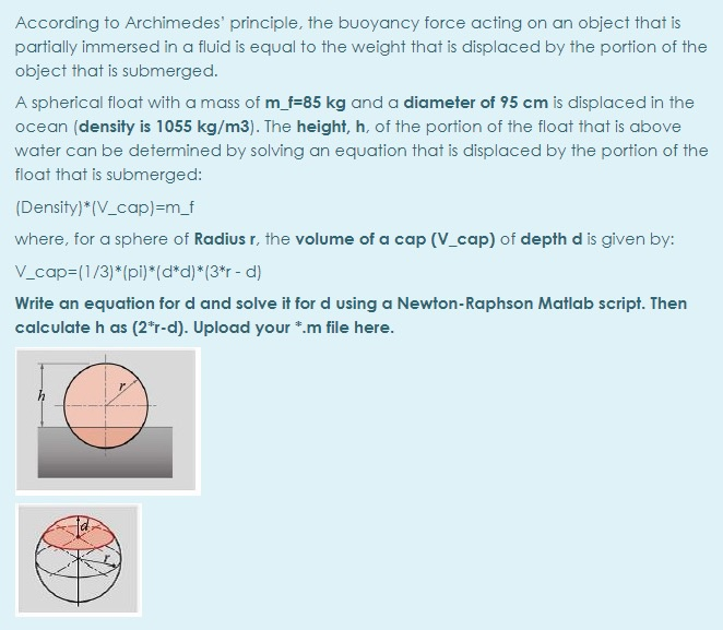 Buoyancy And Archimedes Principle Worksheet