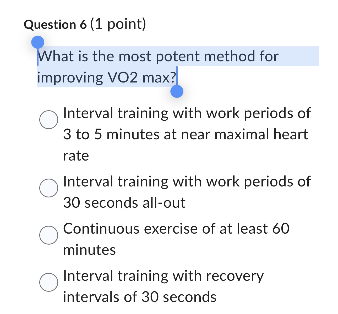 High Quality SOLUTION Question 6 (1 ﻿point)What is the most potent ...