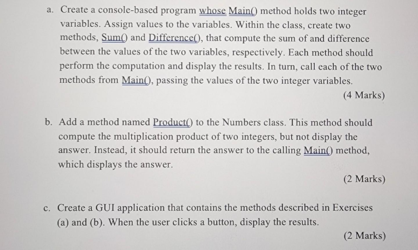 Solved I want the code of GUI application for parts A & B by | Chegg.com