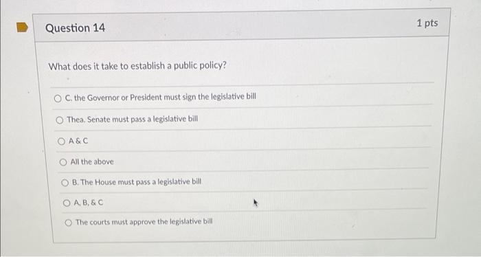 Solved Question 12 An Allocative policy benefits whom? | Chegg.com